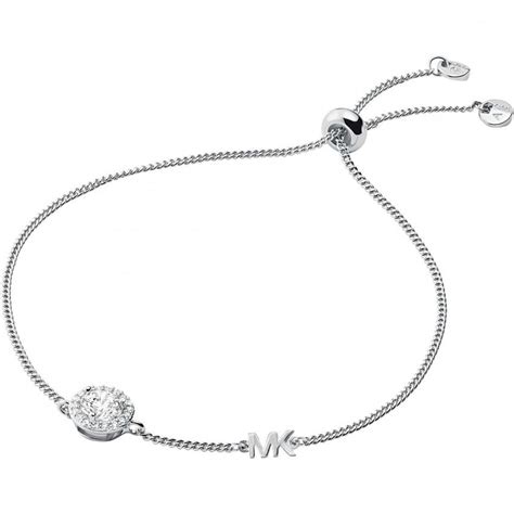 michael kors silver chain bracelet